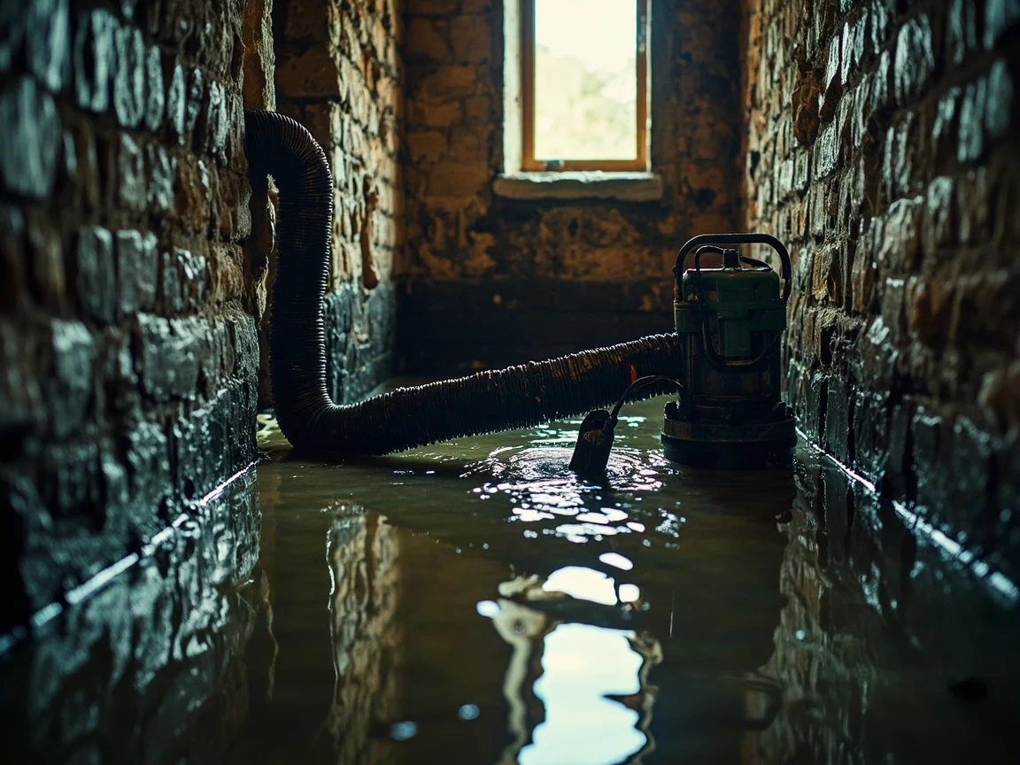 Pompage Cave Inond&eacute;e &middot; image &agrave; la une