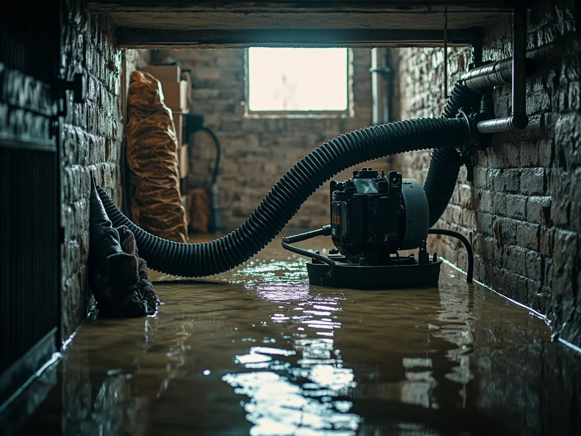 Pompage Cave Inond&eacute;e &middot; image &agrave; la une