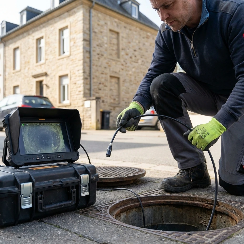 Inspection &Eacute;gout Cam&eacute;ra &middot; image &agrave; la une