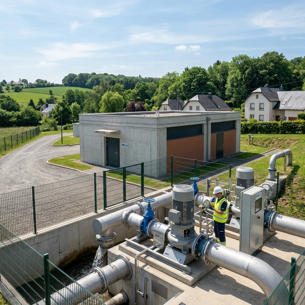 Pompage Eau Us&eacute;e &middot; image &agrave; la une