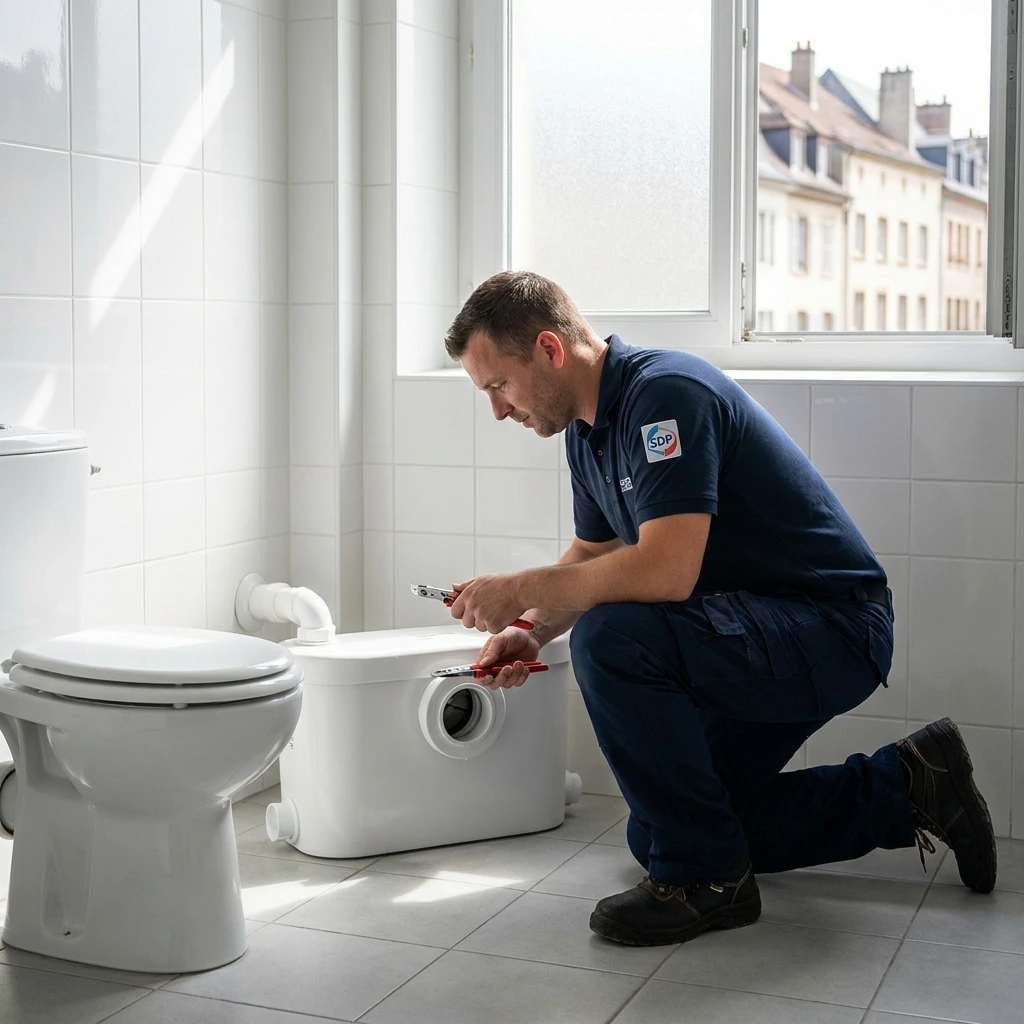 D&eacute;bouchage Sanibroyeur &middot; image &agrave; la une